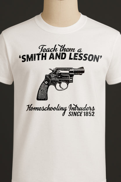 Teach Them A 'Smith And Lesson' (White)
