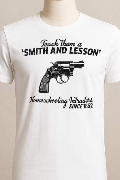 Teach Them A 'Smith And Lesson' (White)